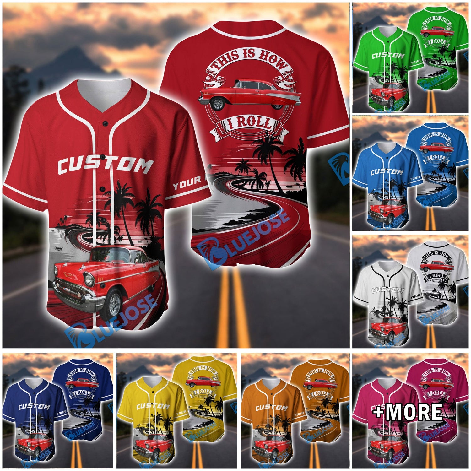 Car Lover Jersey Collection