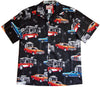 Muscle Car Road Stop Men's Hawaiian Shirt