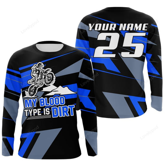 BlueJose Personalized Motocross Extreme Dirt Bike Green Mx Racing 3D Shirt