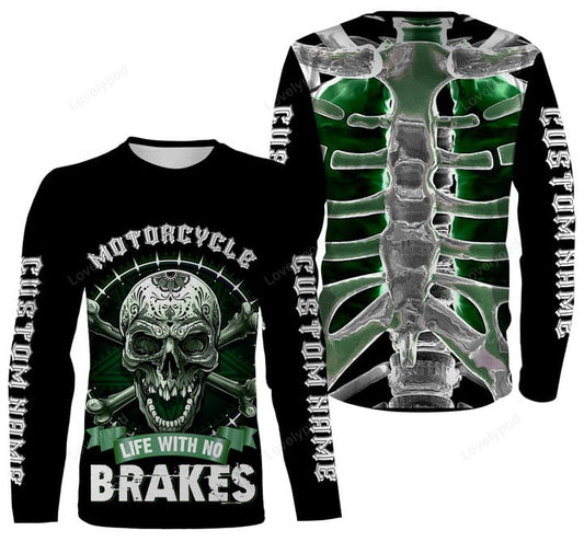 BlueJose Personalized Riding Motocross Racing Dirt Bike Motorcycle 3D Shirt