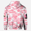 BlueJose Pink Camo, Personalized Hunting All Over Shirt, Personalized 3D Hoodie For Hunting Lover
