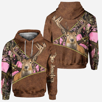BlueJose Country Girl, Personalized Hunting All Over Shirt, Personalized 3D Hoodie For Hunting Lover
