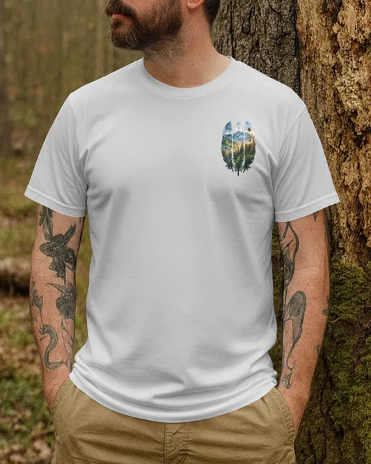 BlueJose On Every Mountain Path Personalized Hiking 3D Shirt - Grey