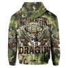 BlueJose No Bragin Til Ur Draggin, Personalized Hunting All Over Shirt, Personalized 3D Hoodie For Hunting Lover