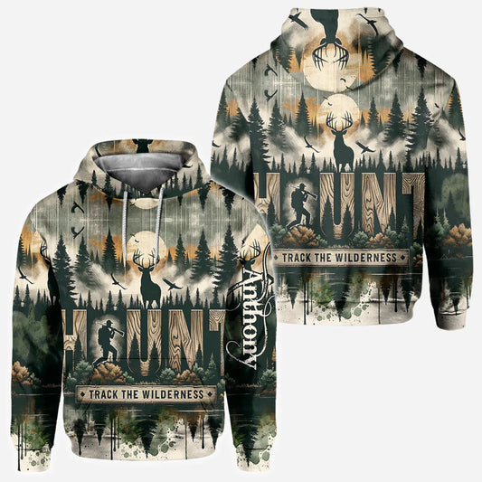 BlueJose Love Hunting, Personalized Hunting All Over Shirt, Personalized 3D Hoodie For Hunting Lover