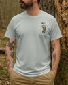 BlueJose Not All Who Wander Are Lost  Personalized Hiking Shirt - Grey