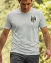 BlueJose The Woods Calm My Mind Personalized Hiking 3D Shirt - Grey