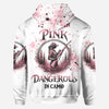 BlueJose Pretty in Pink, Personalized Hunting All Over Shirt, Personalized 3D Hoodie For Hunting Lover