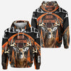 BlueJose Awesome Deer, Personalized Hunting All Over Shirt, Personalized 3D Hoodie For Hunting Lover