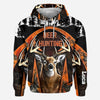 BlueJose Awesome Deer, Personalized Hunting All Over Shirt, Personalized 3D Hoodie For Hunting Lover
