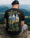 BlueJose On Every Mountain Path Personalized Hiking 3D Shirt - Black