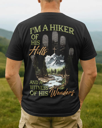 BlueJose I'm A Hiker Of His Hills Personalized Hiking Shirt - Black