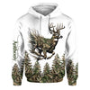 BlueJose Deer Hunting, Personalized Hunting All Over Shirt, Personalized 3D Hoodie For Hunting Lover