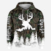 BlueJose Love Hunting, Personalized Hunting All Over Shirt, Personalized 3D Hoodie For Hunting Lover