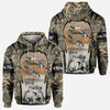 BlueJose Duck Hunting, Personalized Hunting All Over Shirt, Personalized 3D Hoodie For Hunting Lover