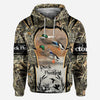 BlueJose Duck Hunting, Personalized Hunting All Over Shirt, Personalized 3D Hoodie For Hunting Lover