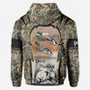 BlueJose Duck Hunting, Personalized Hunting All Over Shirt, Personalized 3D Hoodie For Hunting Lover