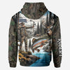 BlueJose Love Hunting, Personalized Hunting All Over Shirt, Personalized 3D Hoodie For Hunting Lover