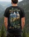 BlueJose On Every Mountain Path Personalized Hiking 3D Shirt - Black