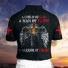 BlueJose Premium Jesus 1 3D Polo All Over Printed