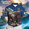 BlueJose Premium Honor The Fallen US Veteran Polo Shirt