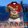 BlueJose Unique U.S Multiple Service Veteran Polo Shirt