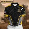 BlueJose Premium Honor The Fallen US Veteran Polo Shirt