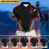 BlueJose Premium Personalised U.S Multiple Service Veteran Polo Shirt