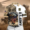 BlueJose Premium U.S Veteran Polo Shirt