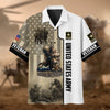 BlueJose Premium U.S Multiple Service Veteran Polo Shirt