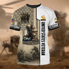 BlueJose Premium U.S Multiple Service Veteran Polo Shirt