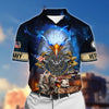BlueJose Premium Honor The Fallen US Veteran Polo Shirt