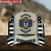 BlueJose Personalized Unique U.S Veteran 3D Cap