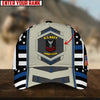 BlueJose Personalized Unique U.S Veteran 3D Cap