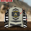 BlueJose Personalized Unique U.S Veteran 3D Cap