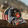 BlueJose Premium Multiple US Military Services Veteran 3D Cap