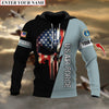 BlueJose Personalised Premium The Punisher Veteran Hoodie