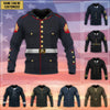 BlueJose Premium Personalised Multiple Services US Veteran Hoodie
