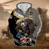 BlueJose Premium Multiple US Military Services Veteran Zip Hoodie TH15122521