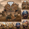 BlueJose Premium U.S. Army Veteran Collection Ziphoodie