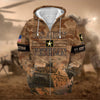 BlueJose Premium U.S. Army Veteran Collection Ziphoodie
