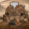 BlueJose Premium U.S. Army Veteran Collection Ziphoodie