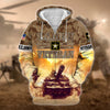 BlueJose Premium U.S. Army Veteran Zip Hoodie
