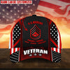 BlueJose Premium Personalised Multiple US Military Services Veteran 3D Cap