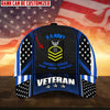 BlueJose Premium Personalised Multiple US Military Services Veteran 3D Cap