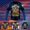 BlueJose Unique I Am A Grumpy Old Navy Veteran Hoodie