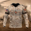 BlueJose Premium U.S Multiple Service Veteran Hoodie