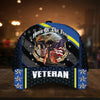 BlueJose Premium Multiple Color Veteran 3D Cap