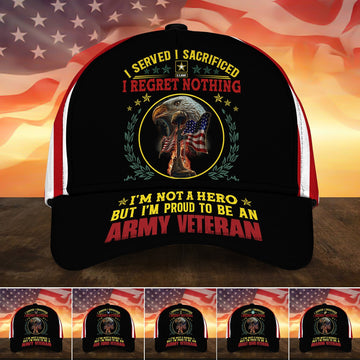 BlueJose Premium U.S Multiple Service Veteran 3D Cap PVC220202