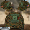 BlueJose Unique Personalised U.S Multiple Service Veteran 3D Cap